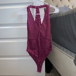 Free People lace bodysuit